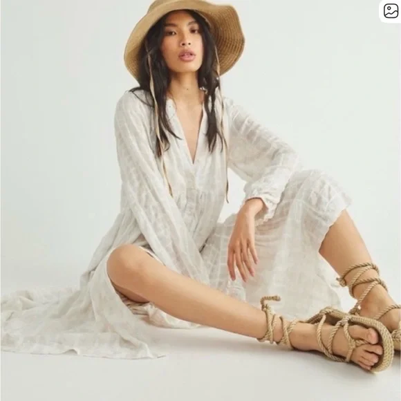 NWOT - Free People Edie Maxi Dress (no slip) - Picture 7 of 16